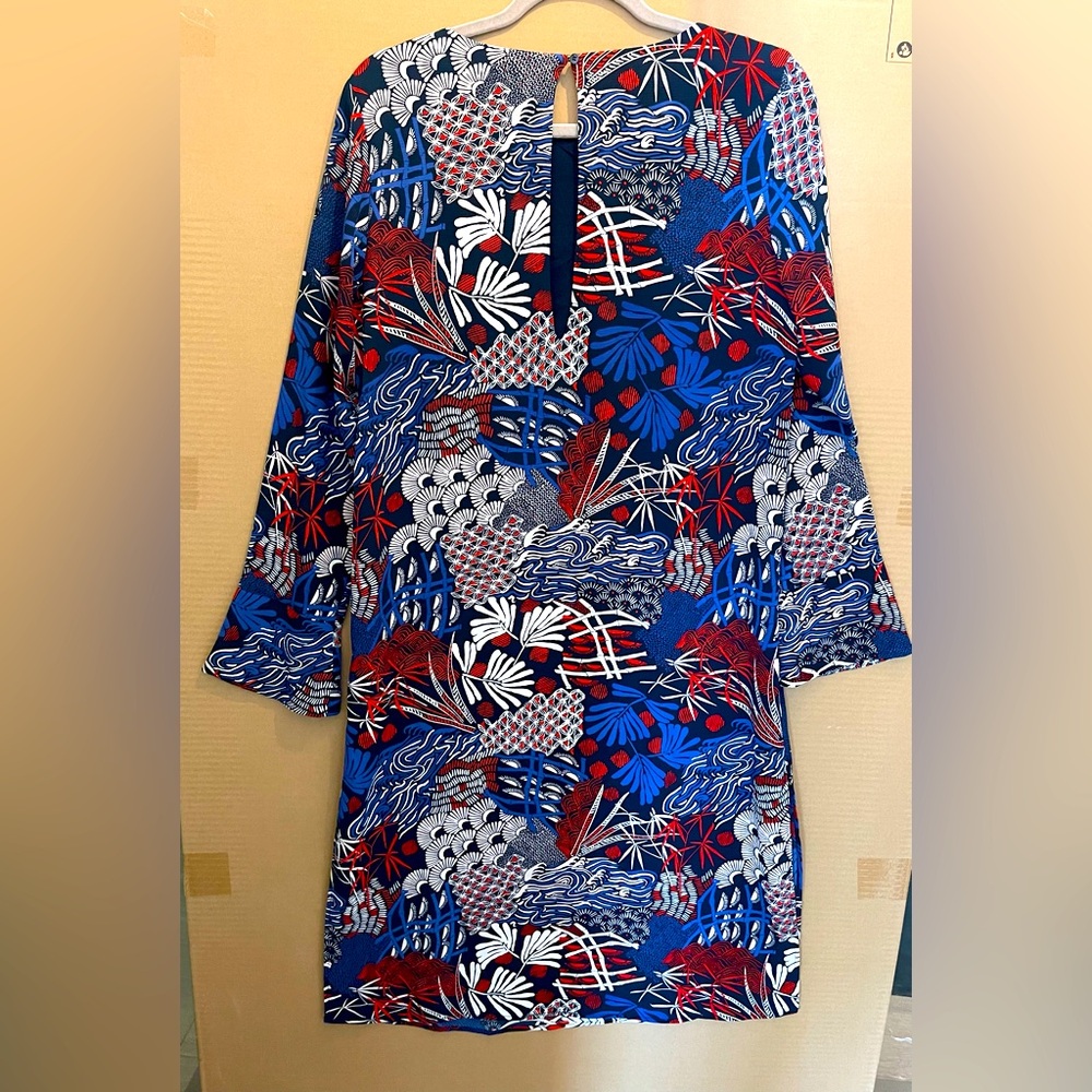 H&M long sleeve casual dress tunic style with side slits size US 12